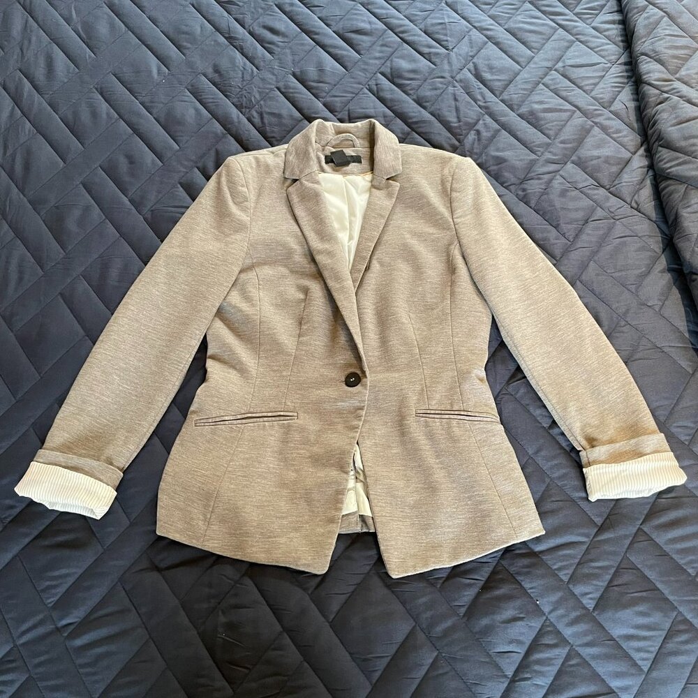 H&M Blazer Size 8 Ash Gray
